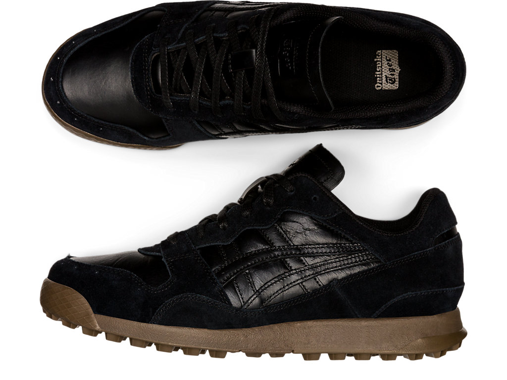 Men's Onitsuka Tiger Tiger Horizonia Shoes Black/Black | 75410FGJV