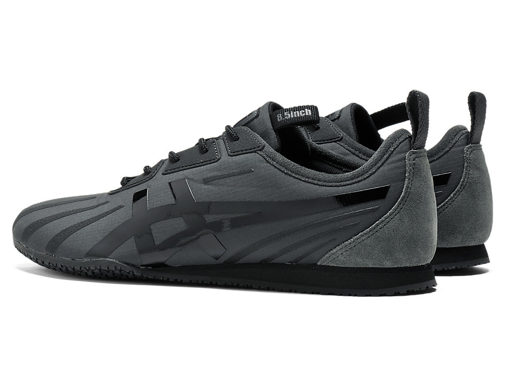 Men's Onitsuka Tiger Tirrack Shoes Graphite Grey/Black | 68059RJHG