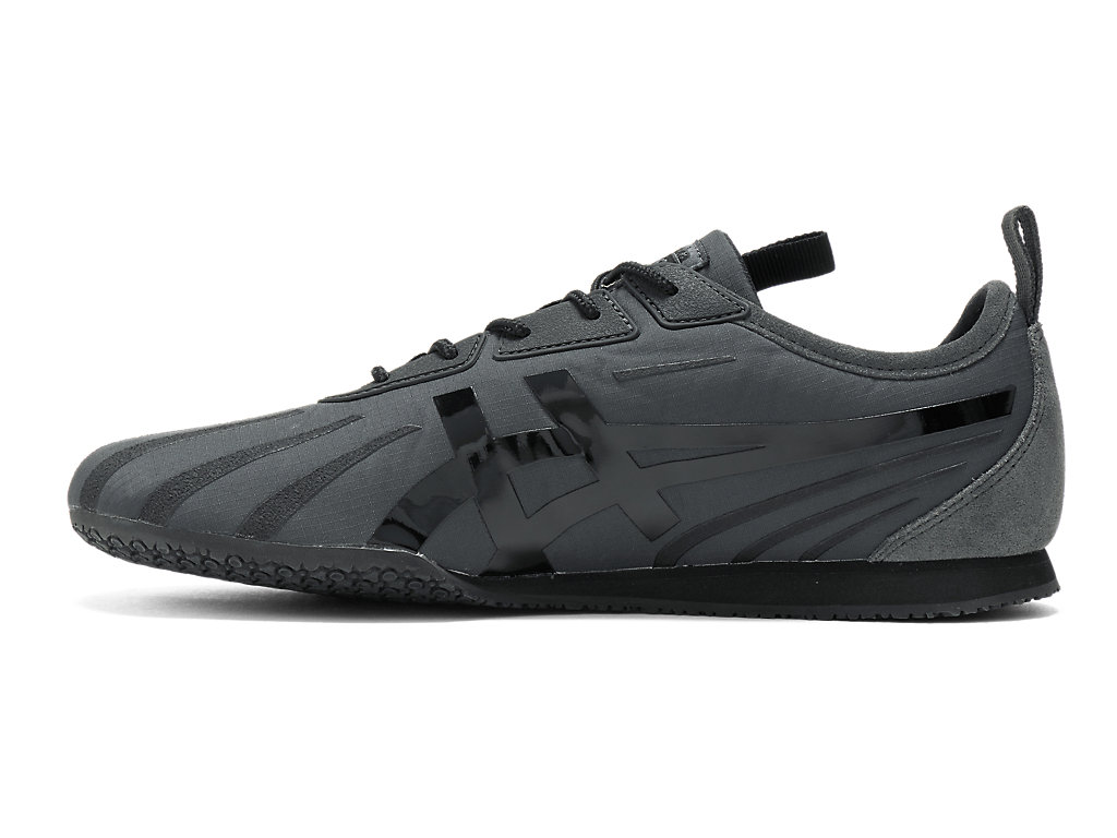 Men's Onitsuka Tiger Tirrack Shoes Graphite Grey/Black | 68059RJHG