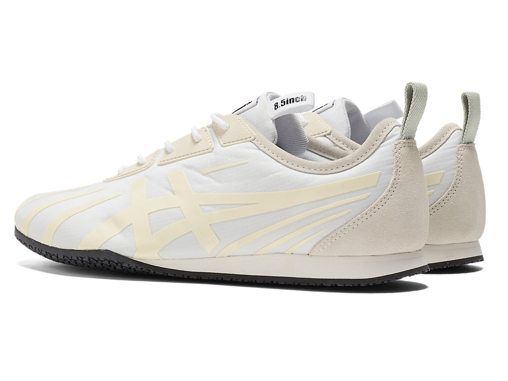 Men's Onitsuka Tiger Tirrack Shoes White/Birch | 80139TLZB