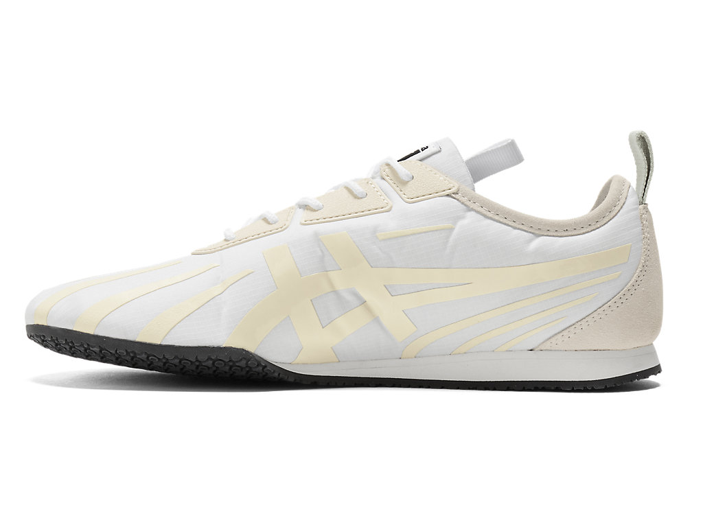 Men's Onitsuka Tiger Tirrack Shoes White/Birch | 80139TLZB