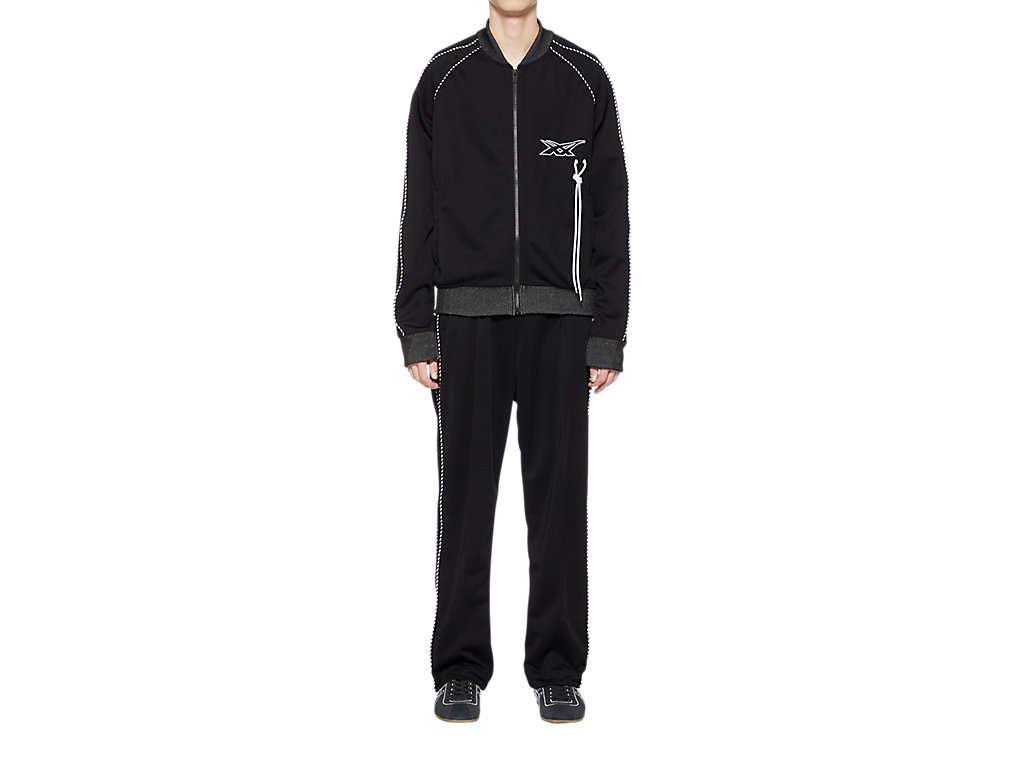 Men's Onitsuka Tiger Track Top Clothing Black | 81546NKJO