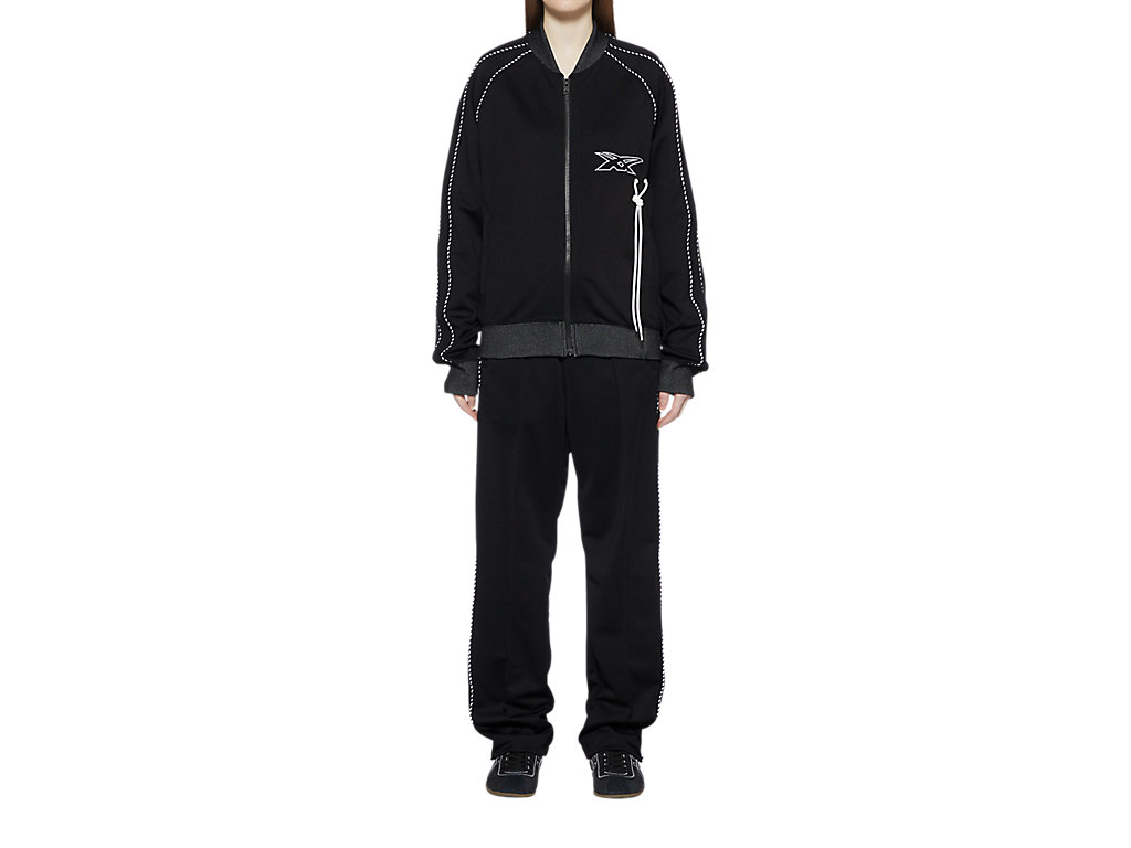 Men's Onitsuka Tiger Track Top Clothing Black | 81546NKJO