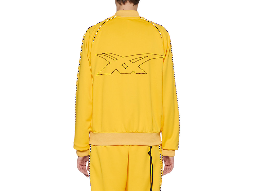 Men's Onitsuka Tiger Track Top Clothing Yellow | 84375SKCY