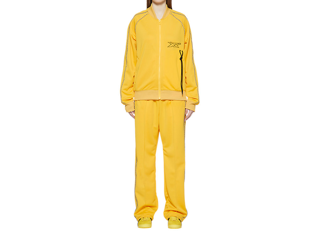 Men's Onitsuka Tiger Track Top Clothing Yellow | 84375SKCY