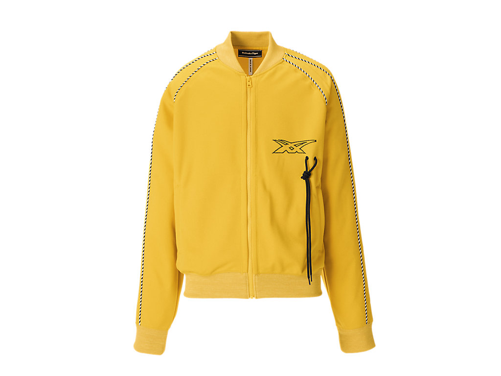 Men's Onitsuka Tiger Track Top Clothing Yellow | 84375SKCY