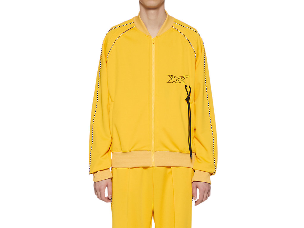 Men\'s Onitsuka Tiger Track Top Clothing Yellow | 84375SKCY