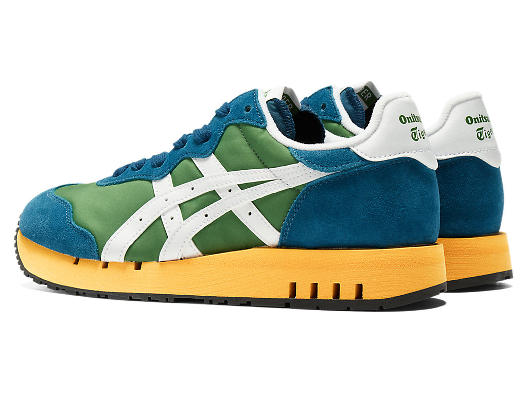 Men's Onitsuka Tiger X-caliber Shoes Spinach Green/White | 97428SLUW