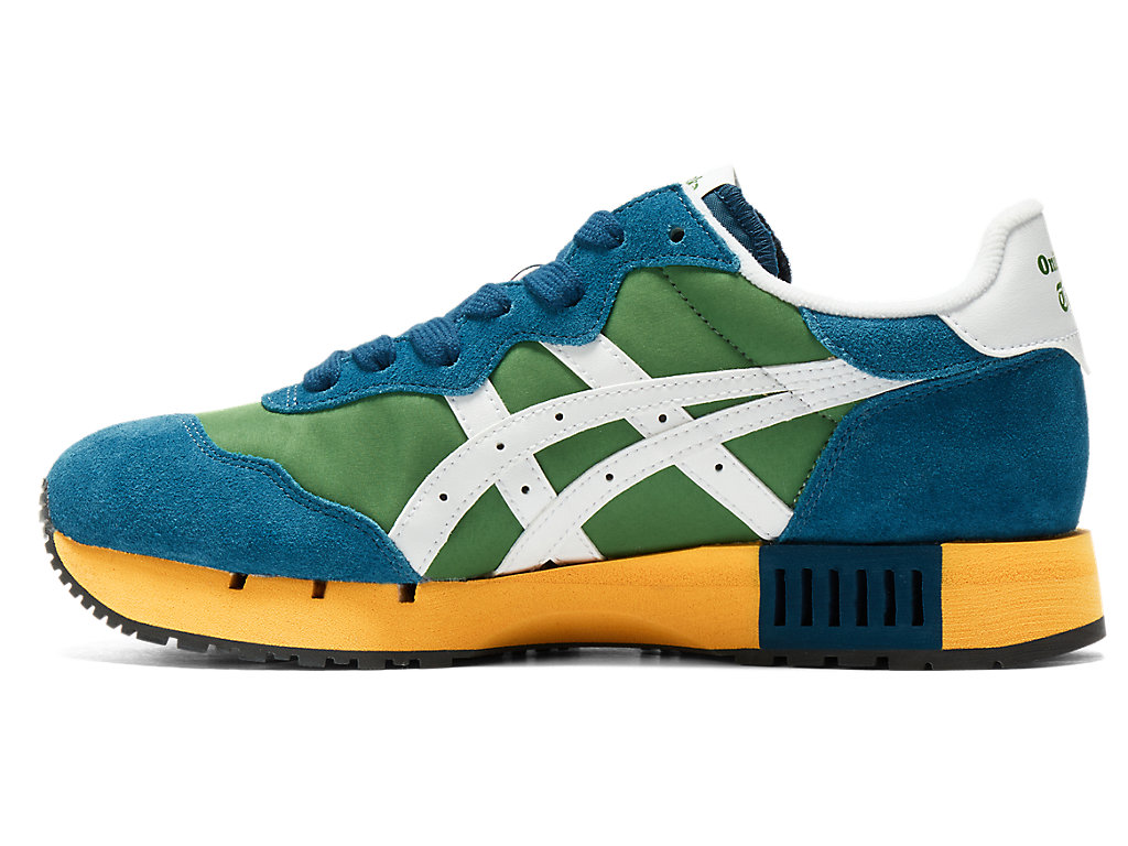 Men's Onitsuka Tiger X-caliber Shoes Spinach Green/White | 97428SLUW