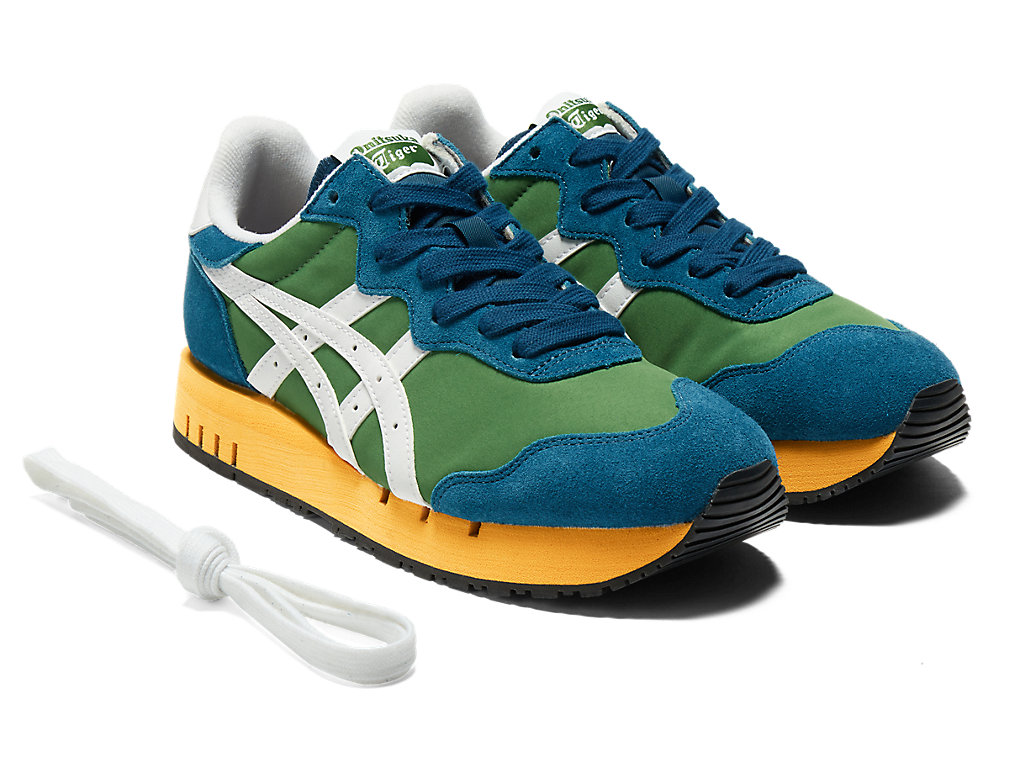 Men's Onitsuka Tiger X-caliber Shoes Spinach Green/White | 97428SLUW