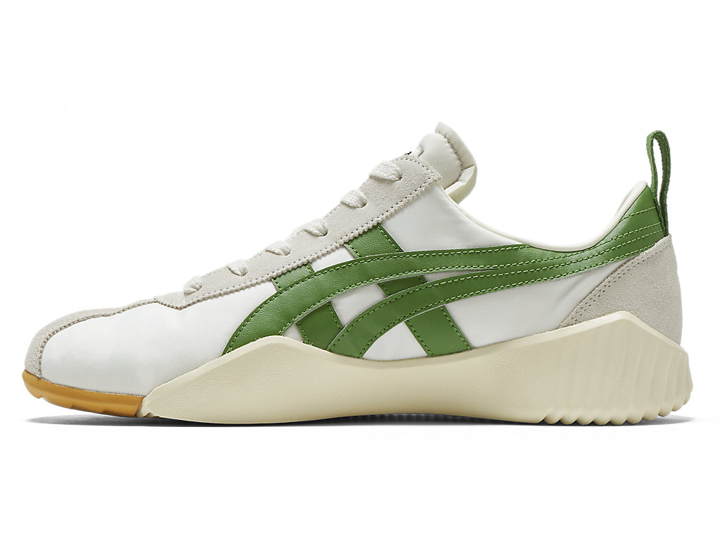 Women's Onitsuka Tiger Acromount Shoes Cream/Spinach Green | 67801CEZM