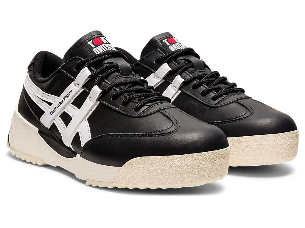 Women's Onitsuka Tiger Delegation Ex Shoes Black/White | 67982ADKJ