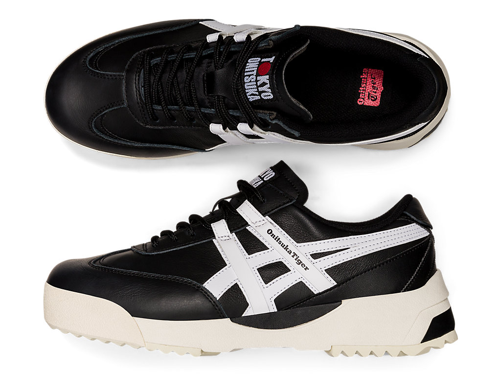 Women's Onitsuka Tiger Delegation Ex Shoes Black/White | 67982ADKJ