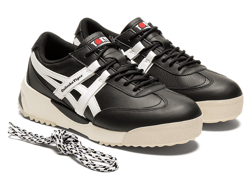 Women's Onitsuka Tiger Delegation Ex Shoes Black/White | 67982ADKJ