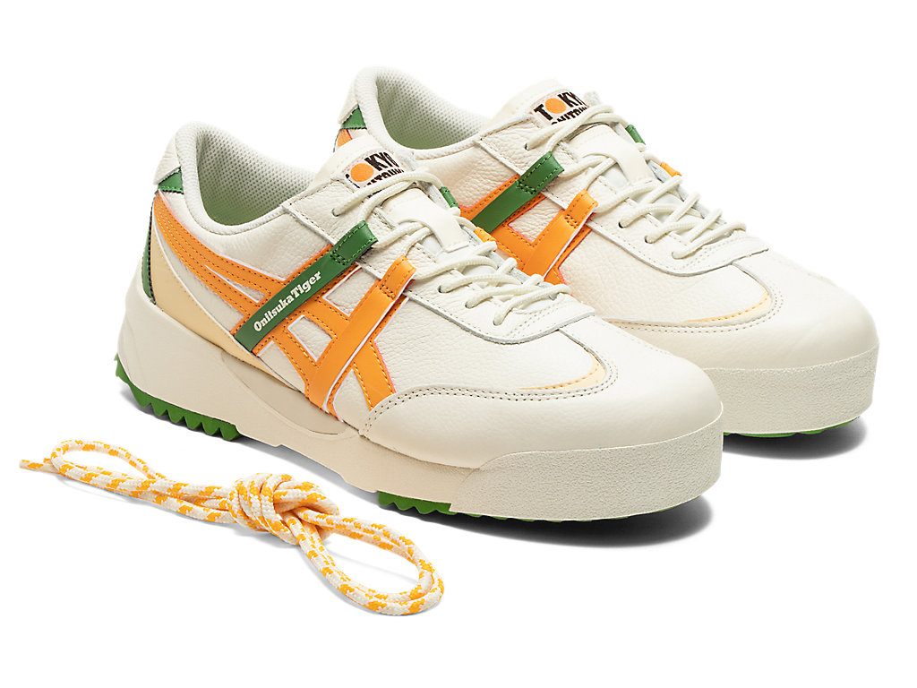 Women's Onitsuka Tiger Delegation Ex Shoes Cream/Citrus | 83470XLZR