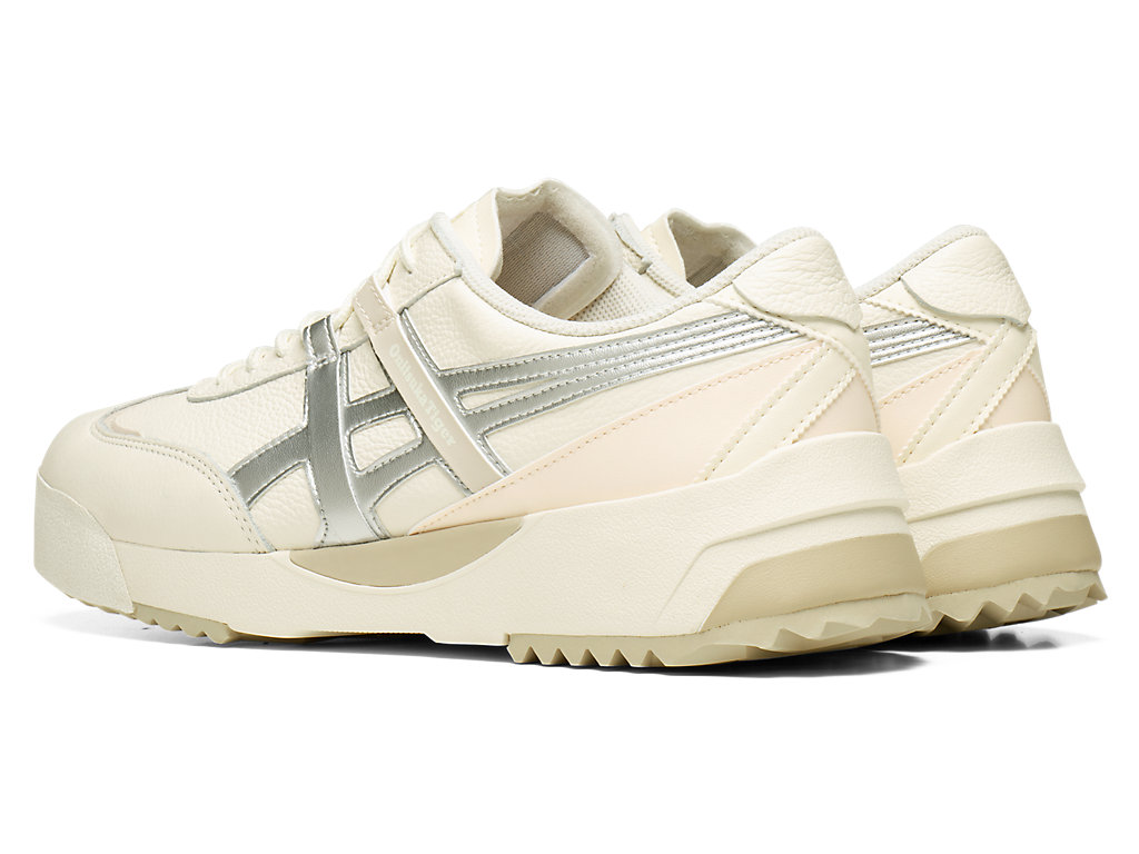 Women's Onitsuka Tiger Delegation Ex Shoes Cream/Pure Silver | 91804ZJOC