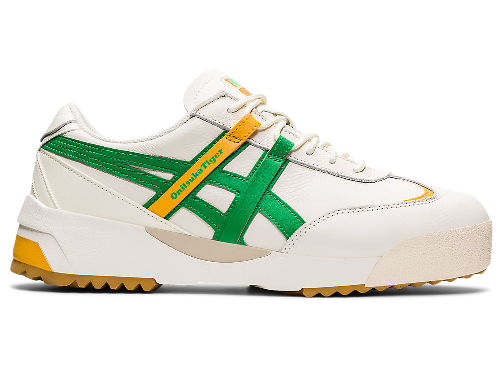 Women\'s Onitsuka Tiger Delegation Ex Shoes Cream/Cilantro | 95734ZVPK