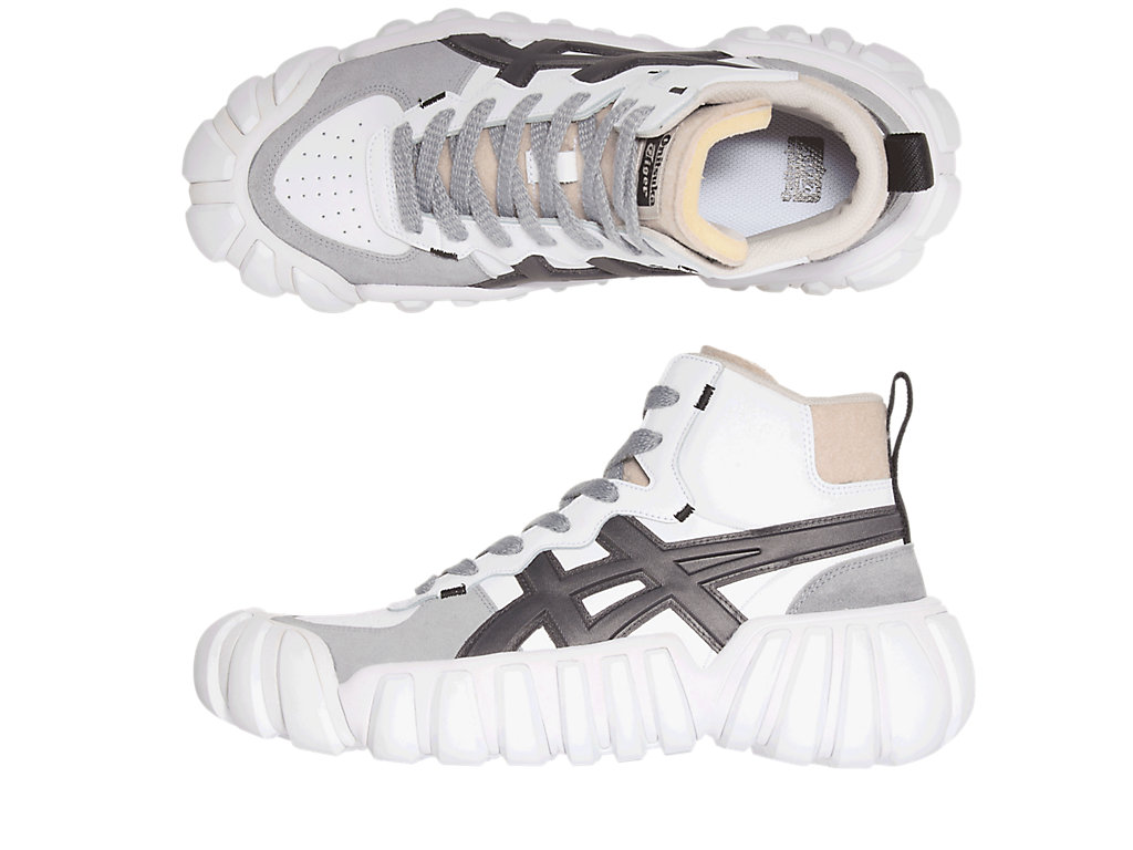 Women's Onitsuka Tiger Dentigre Ll Shoes White/Graphite Grey | 64820ISFG