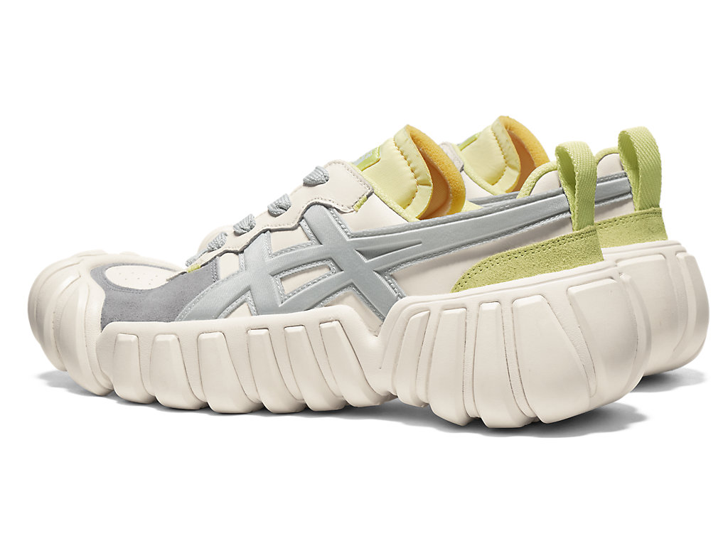 Women's Onitsuka Tiger Dentigre Ls Shoes Cream/Glacier Grey | 08935GXDY