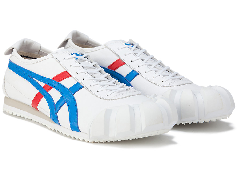 Women's Onitsuka Tiger Dentigre Mx Shoes White/Directoire Blue | 45609QNKV