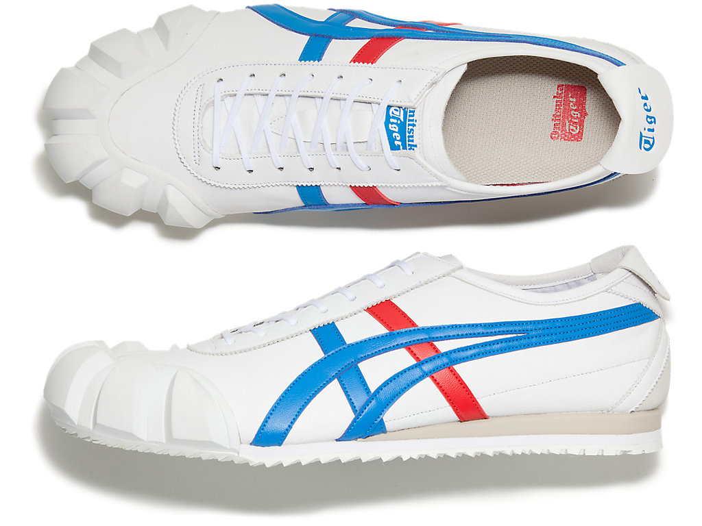 Women's Onitsuka Tiger Dentigre Mx Shoes White/Directoire Blue | 45609QNKV