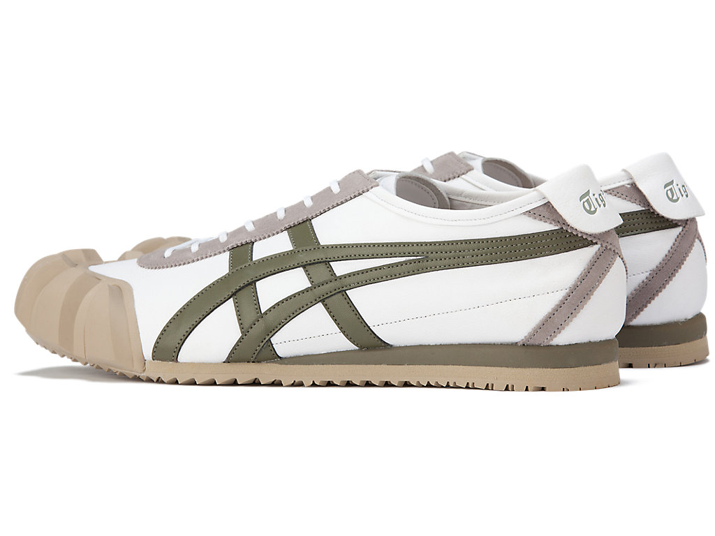 Women's Onitsuka Tiger Dentigre Mx Shoes White/Mantle Green | 92061ZOLS