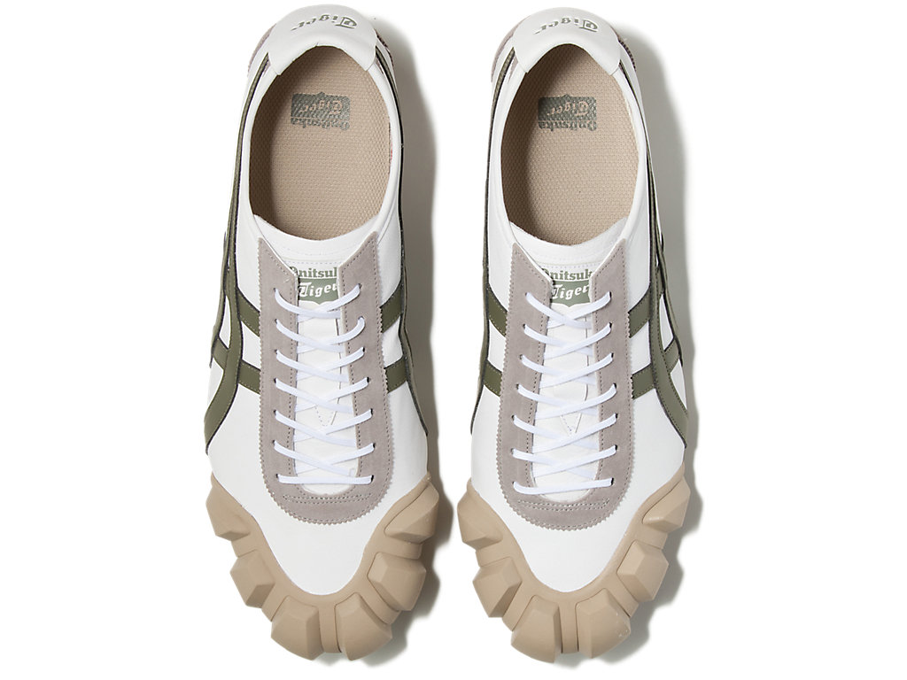 Women's Onitsuka Tiger Dentigre Mx Shoes White/Mantle Green | 92061ZOLS