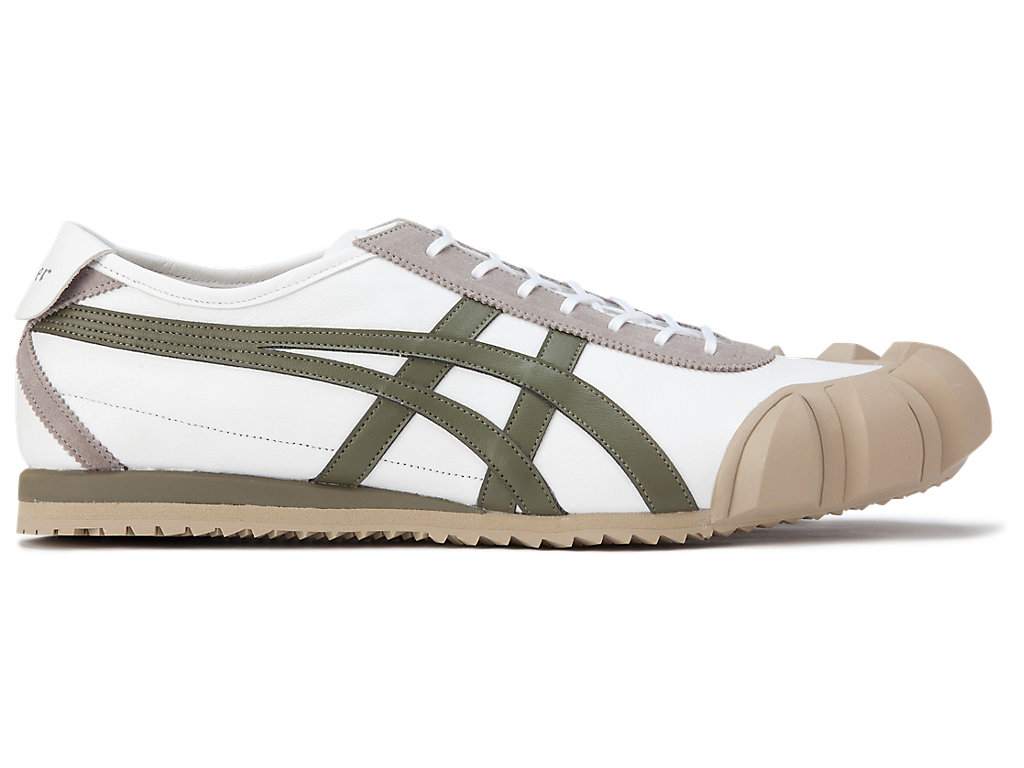 Women\'s Onitsuka Tiger Dentigre Mx Shoes White/Mantle Green | 92061ZOLS