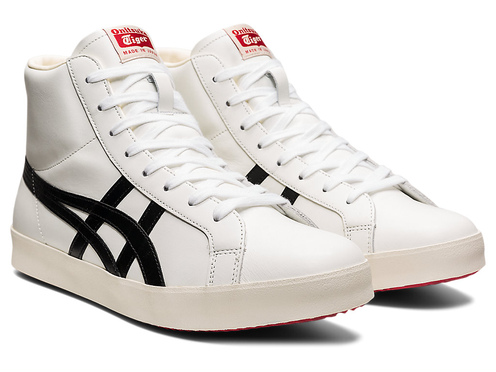 Women's Onitsuka Tiger Fabre Hi Nm Shoes White/Black | 62015WDFU