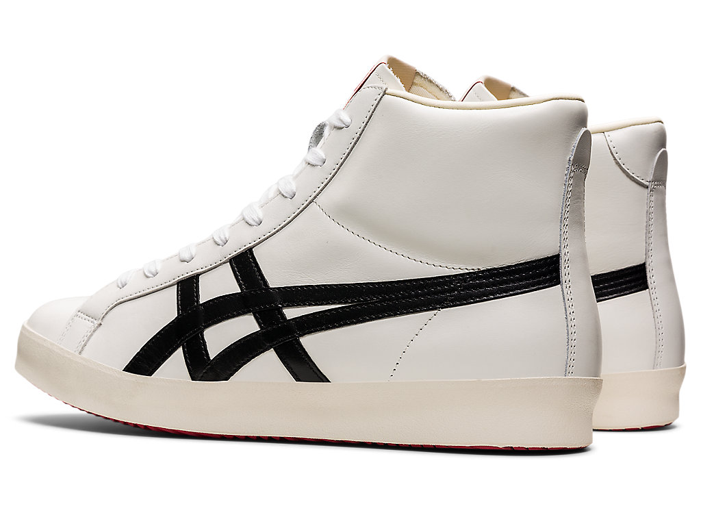 Women's Onitsuka Tiger Fabre Hi Nm Shoes White/Black | 62015WDFU