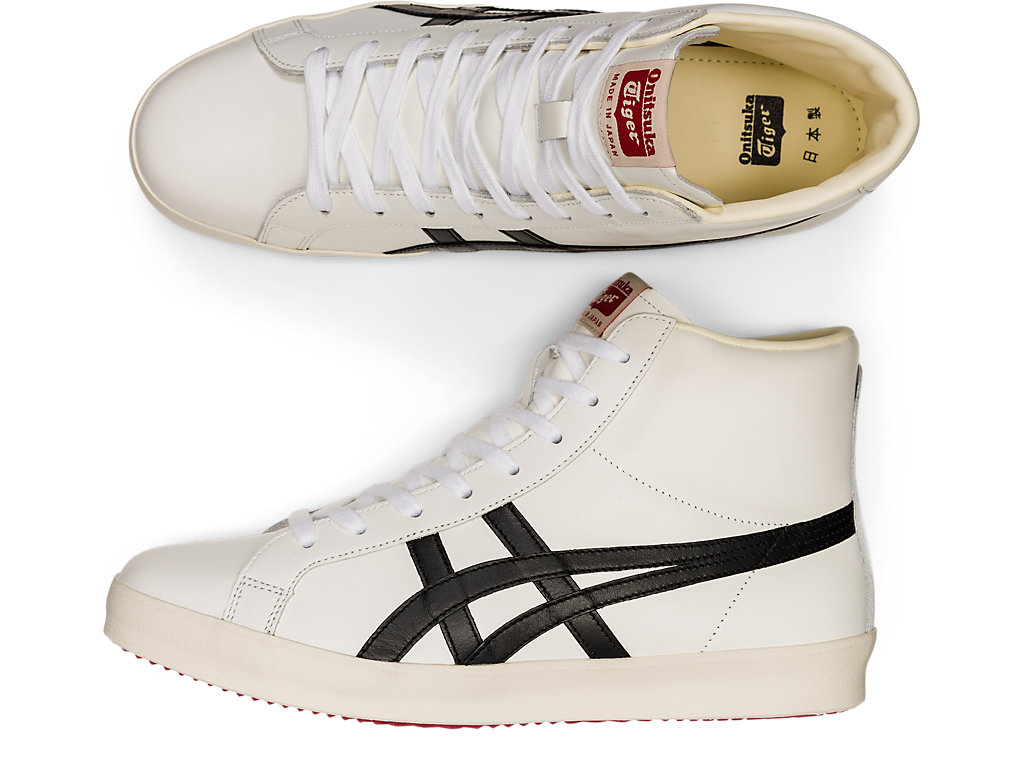 Women's Onitsuka Tiger Fabre Hi Nm Shoes White/Black | 62015WDFU