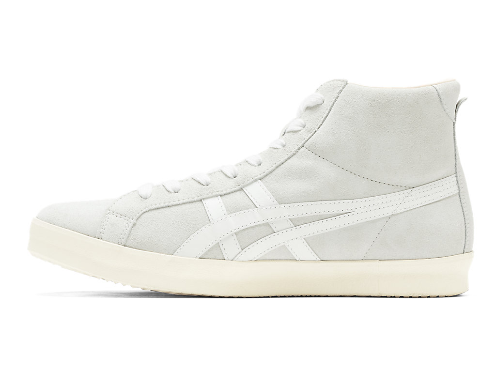 Women's Onitsuka Tiger Fabre Hi Nm Shoes Glacier Grey/White | 78039RLEM