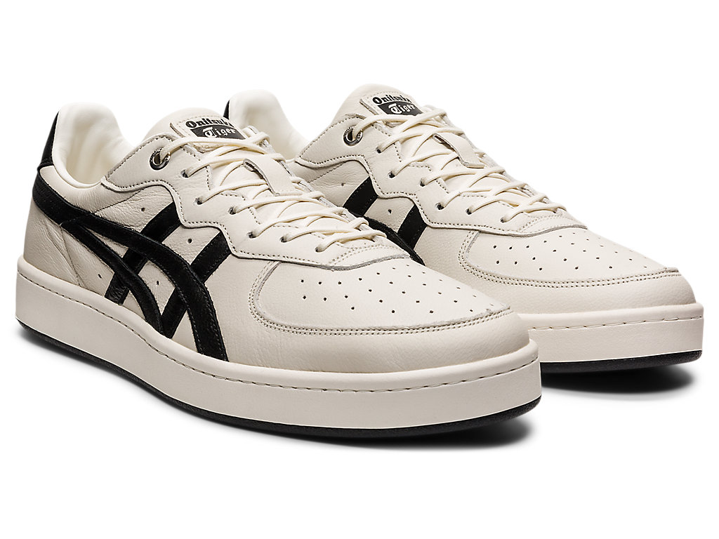 Women's Onitsuka Tiger Gsm Sd Shoes Cream/Black | 26349MTRD