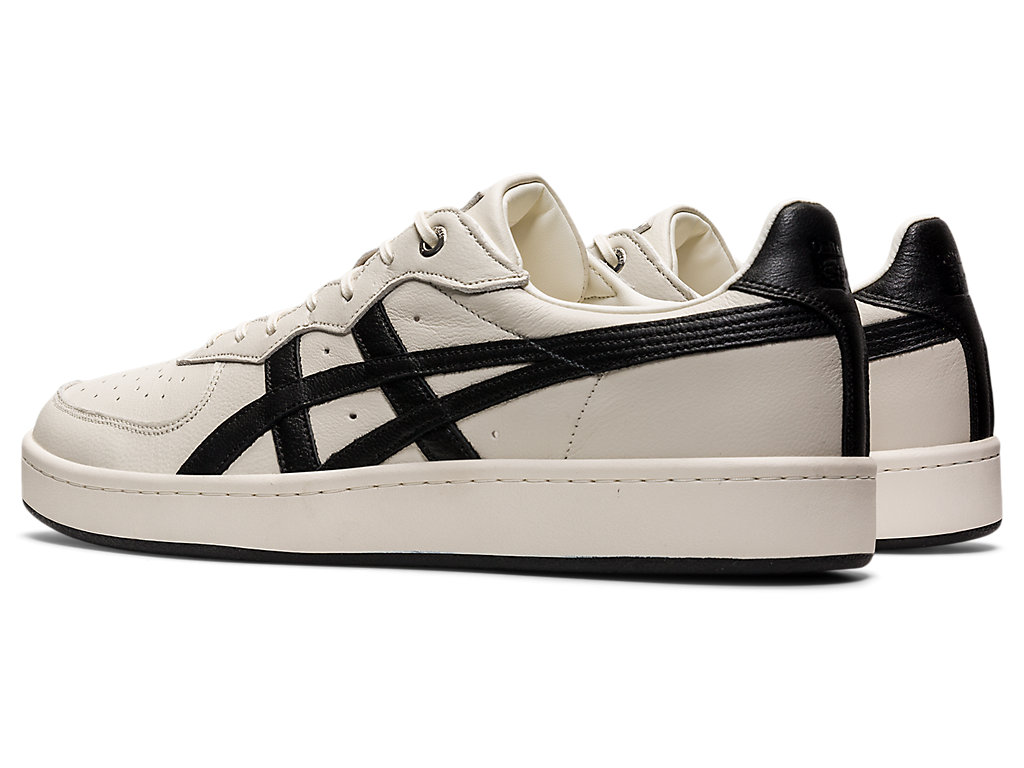 Women's Onitsuka Tiger Gsm Sd Shoes Cream/Black | 26349MTRD