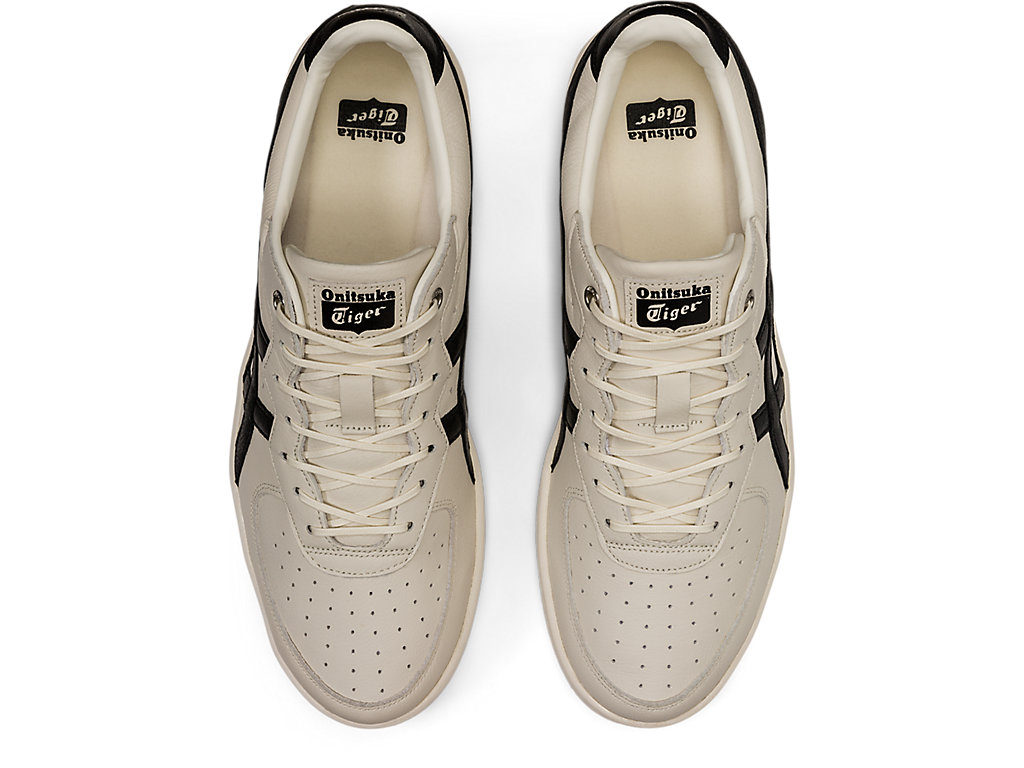 Women's Onitsuka Tiger Gsm Sd Shoes Cream/Black | 26349MTRD