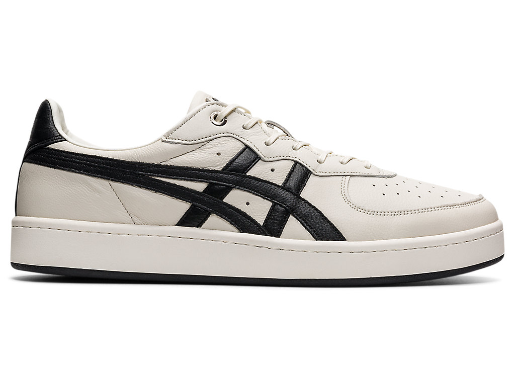 Women\'s Onitsuka Tiger Gsm Sd Shoes Cream/Black | 26349MTRD