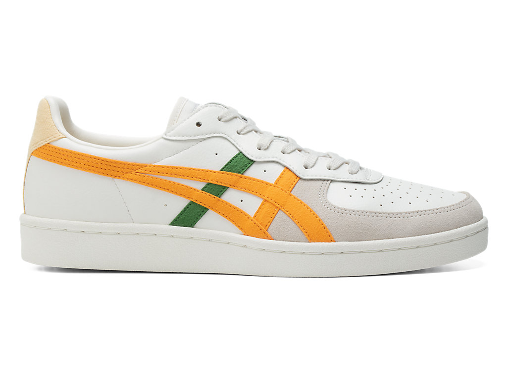 Women\'s Onitsuka Tiger Gsm Shoes Cream/Citrus | 67183RWXE