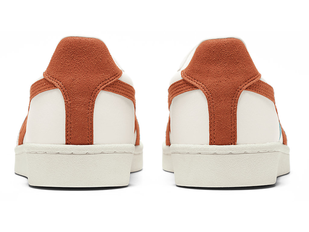 Women's Onitsuka Tiger Gsm Shoes Cream/Piquant Orange | 46139BYZV