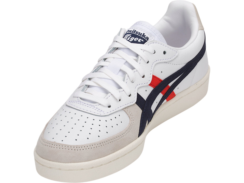 Women's Onitsuka Tiger Gsm Shoes White/Peacoat | 12609VQPZ