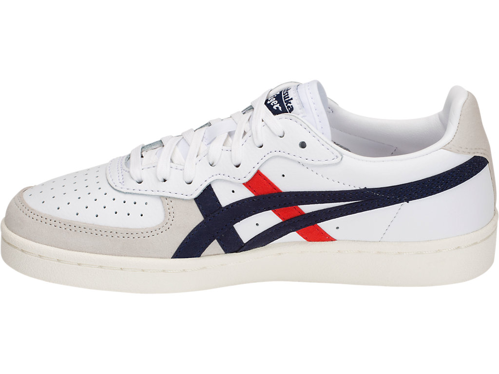 Women's Onitsuka Tiger Gsm Shoes White/Peacoat | 12609VQPZ