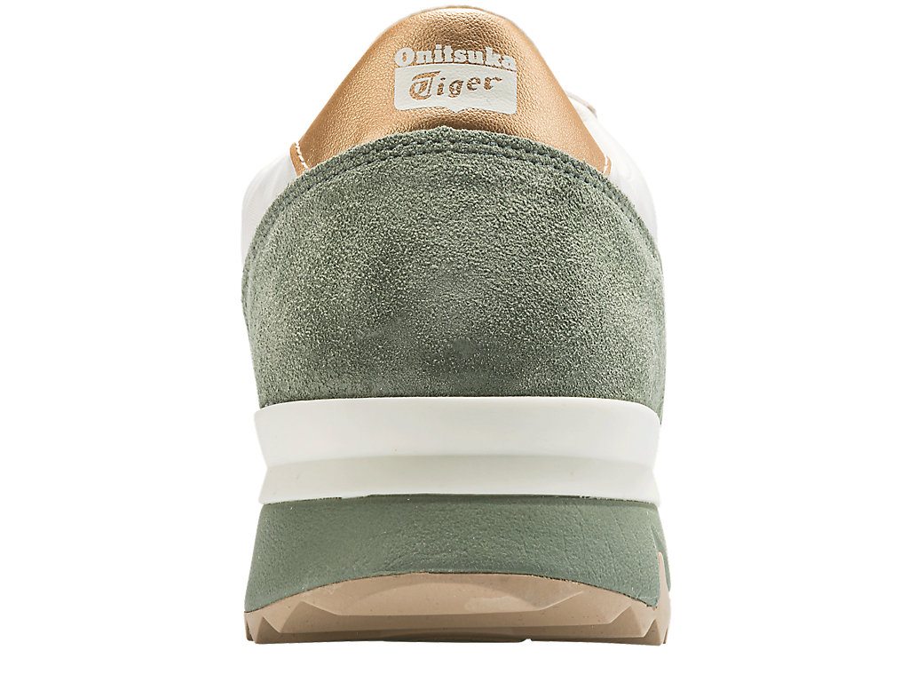 Women's Onitsuka Tiger Hsinti Shoes Cream/Lichen Green | 03675ZGJH