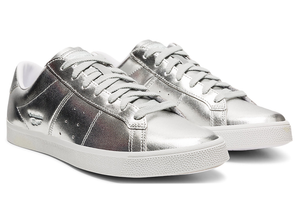 Women's Onitsuka Tiger Lawnship® 3.0 Shoes Pure Silver/Pure Silver | 37609VCTN