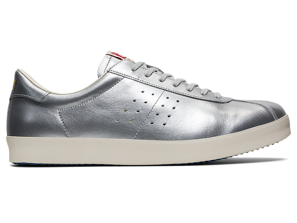 Women\'s Onitsuka Tiger Lawnship® Nm Shoes Pure Silver/Pure Silver | 07251YCGE