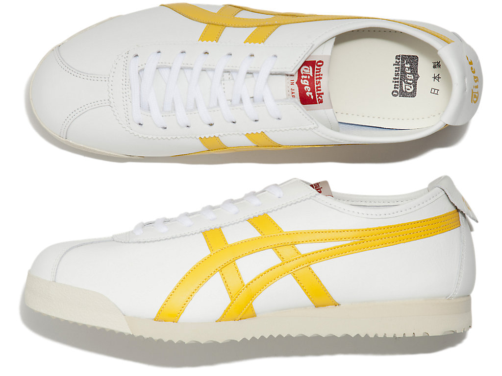 Women's Onitsuka Tiger Limber Up™ Nm Shoes White/Tiger Yellow | 73284ZUXW