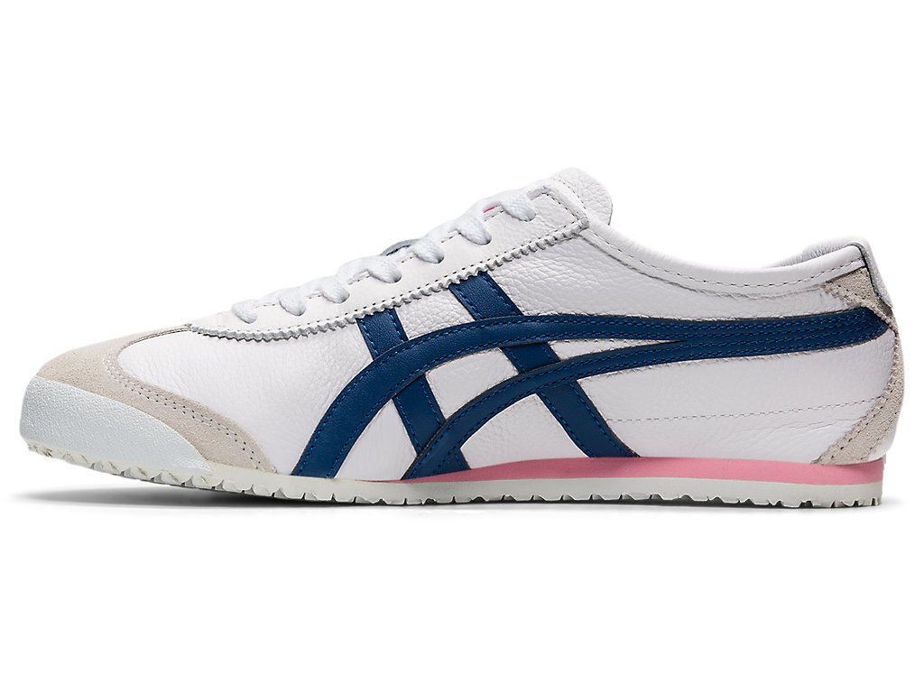 Women's Onitsuka Tiger Mexico 66 Mexico 66 White/Independence Blue | 27481LUSY