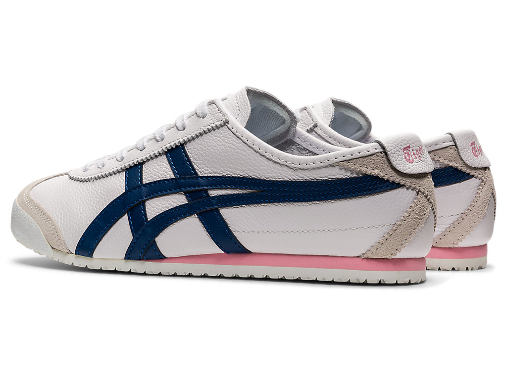 Women's Onitsuka Tiger Mexico 66 Mexico 66 White/Independence Blue | 27481LUSY