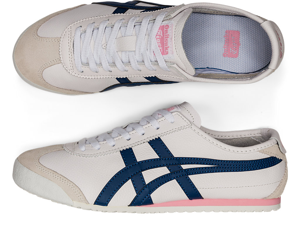 Women's Onitsuka Tiger Mexico 66 Mexico 66 White/Independence Blue | 27481LUSY