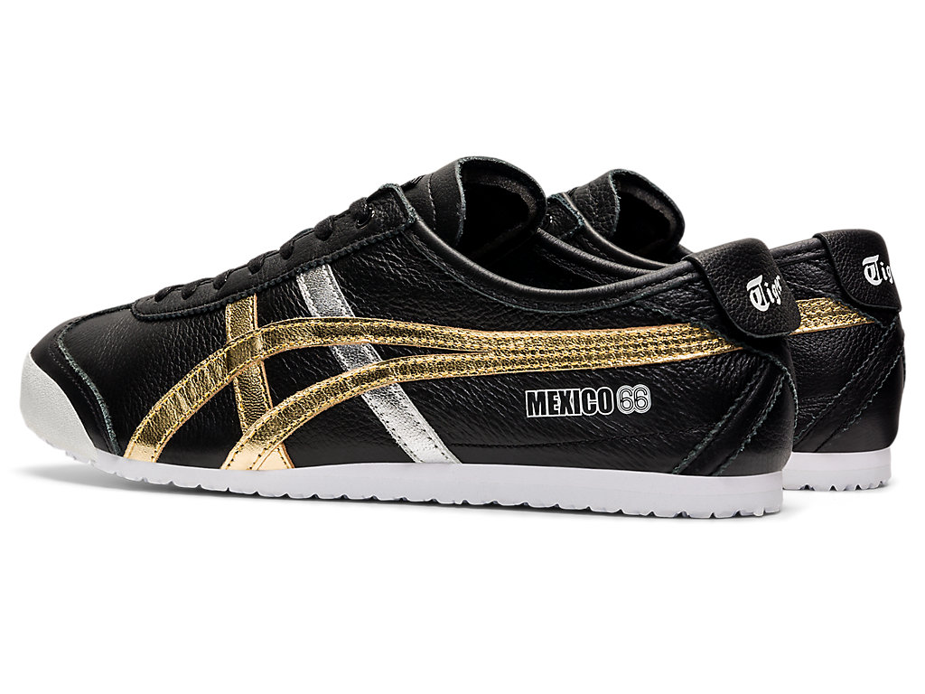 Women's Onitsuka Tiger Mexico 66 Mexico 66 Black/Gold | 28173BHXE