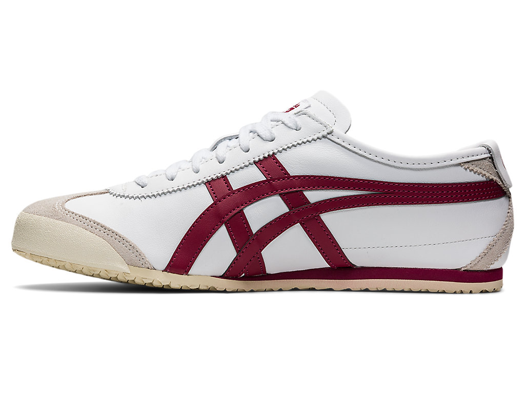 Women's Onitsuka Tiger Mexico 66 Mexico 66 White/Burgundy | 69485FGSR