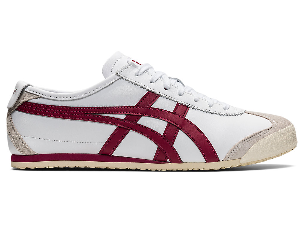 Women\'s Onitsuka Tiger Mexico 66 Mexico 66 White/Burgundy | 69485FGSR